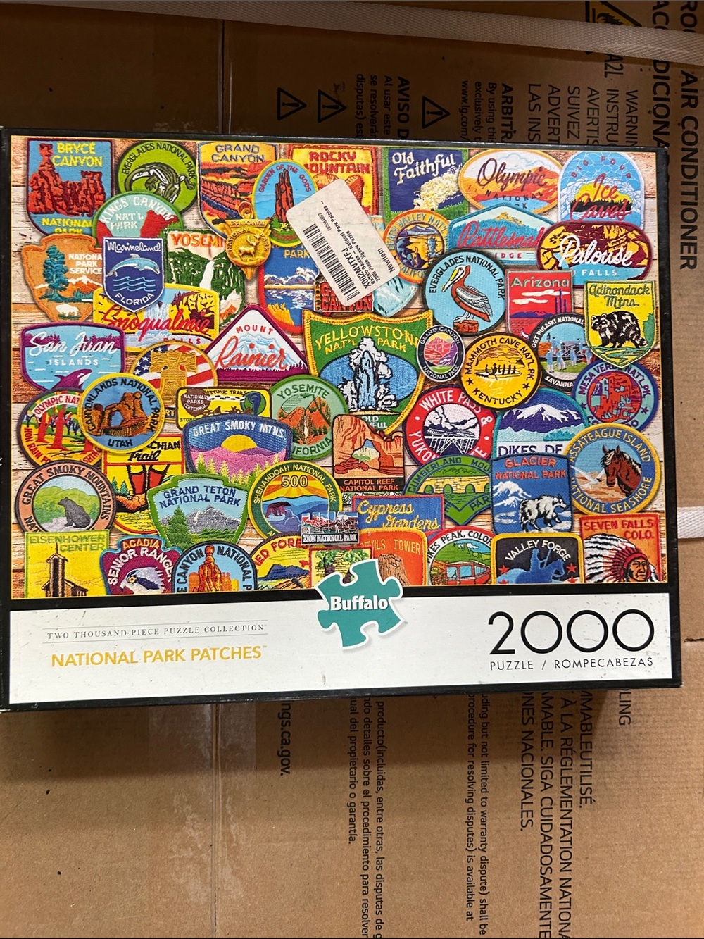 Buffalo David Bitton Multicolor National Park Patch Puzzle